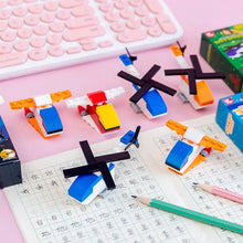 Load image into Gallery viewer, DIY Helicopter Puzzle Pencil Sharpener - Tinyminymo
