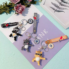 Load image into Gallery viewer, Dab Panda and Cat 3D Keychain - Tinyminymo