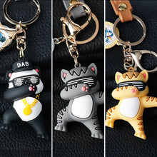 Load image into Gallery viewer, Dab Panda and Cat 3D Keychain - Tinyminymo