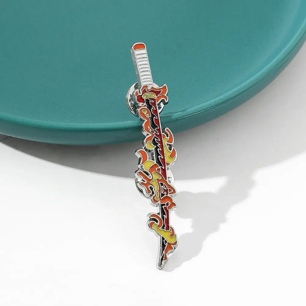 Demon Slayer Katana Lapel Pin - Tinyminymo