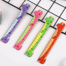 Load image into Gallery viewer, Dinosaur Wooden Ruler - Tinyminymo