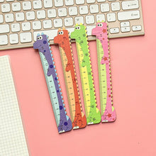 Load image into Gallery viewer, Dinosaur Wooden Ruler - Tinyminymo