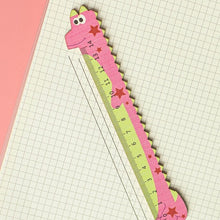Load image into Gallery viewer, Dinosaur Wooden Ruler - Tinyminymo