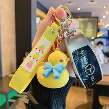 Load image into Gallery viewer, Duck with Bow 3D Keychain - Tinyminymo