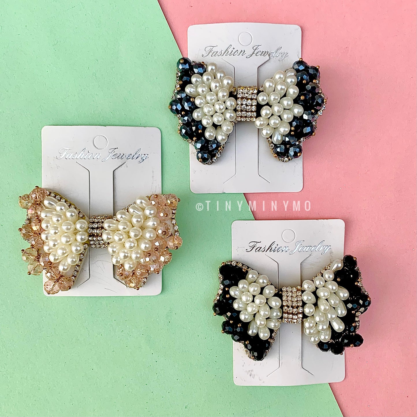 Fancy Handwork Bow Clip - Tinyminymo