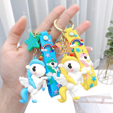 Load image into Gallery viewer, Flying Unicorn 3D Keychain - Tinyminymo