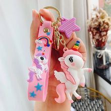 Load image into Gallery viewer, Flying Unicorn 3D Keychain - Tinyminymo