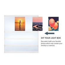 Load image into Gallery viewer, Cinematic Lightbox With Photo Frame and Letters - Tinyminymo