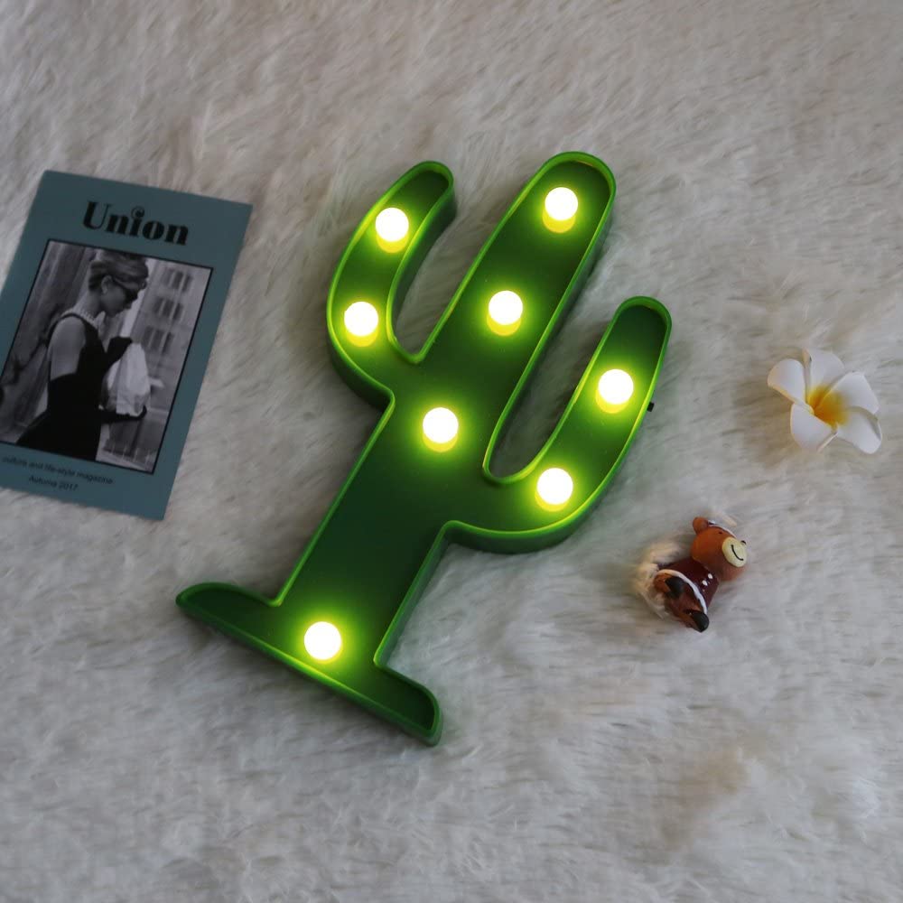 Cactus Marquee Light Decor Lights