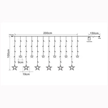 Load image into Gallery viewer, Star LED Curtain Light