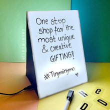 Load image into Gallery viewer, Standing Light Box With White Board