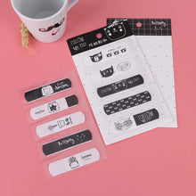 Load image into Gallery viewer, Set of 5 Monochrome Bandaids - Tinyminymo