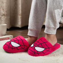 Load image into Gallery viewer, Spiderman Plush Slipper