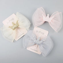 Load image into Gallery viewer, Crown Bow Clip