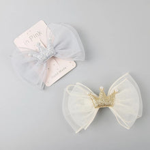 Load image into Gallery viewer, Crown Bow Clip