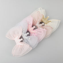 Load image into Gallery viewer, Crown Bow Clip