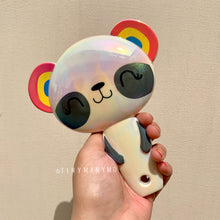 Load image into Gallery viewer, Holographic Panda Hair Brush - Tinyminymo