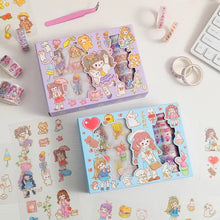 Load image into Gallery viewer, Kawaii Washi Tape and Sticker Set - Tinyminymo