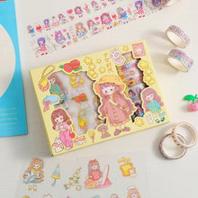 Load image into Gallery viewer, Kawaii Washi Tape and Sticker Set - Tinyminymo