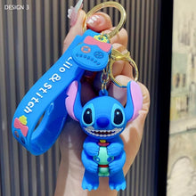 Load image into Gallery viewer, Lilo and Stitch 3D Keychain - Tinyminymo