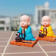 Load image into Gallery viewer, Meditating Monk Solar Power Bobblehead - Tinyminymo