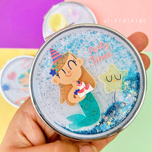 Load image into Gallery viewer, Mermaid Glitter Pocket Mirror - Tinyminymo