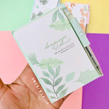 Load image into Gallery viewer, Mini Notepad with Pen - Language of Plants - Tinyminymo