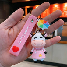 Load image into Gallery viewer, Mr and Mrs Cow 3D Keychain - Tinyminymo