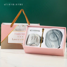 Load image into Gallery viewer, Mr and Mrs Mug with Warmer Lid and Spoon - Tinyminymo