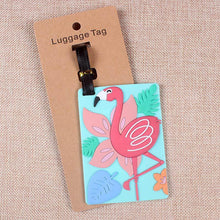 Load image into Gallery viewer, Flamingo Luggage Tag - TinyMinyMo