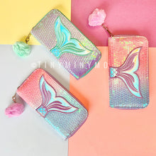 Load image into Gallery viewer, Holographic Mermaid Wallet