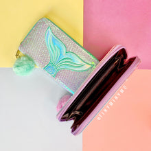 Load image into Gallery viewer, Holographic Mermaid Wallet