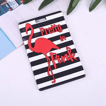 Load image into Gallery viewer, Luggage Tag - Flamingo