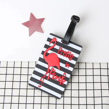 Load image into Gallery viewer, Luggage Tag - Flamingo
