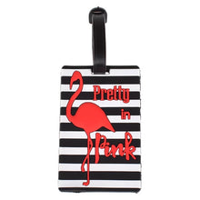 Load image into Gallery viewer, Luggage Tag - Flamingo