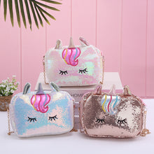 Load image into Gallery viewer, Unicorn Sequin Sling Bag - Tinyminymo