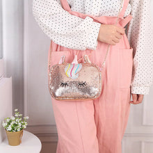 Load image into Gallery viewer, Unicorn Sequin Sling Bag - Tinyminymo