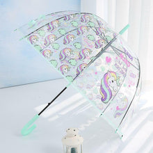 Load image into Gallery viewer, Translucent Unicorn Umbrella