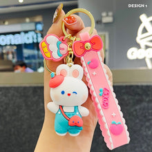 Load image into Gallery viewer, Peach Bunny 3D Keychain - Tinyminymo