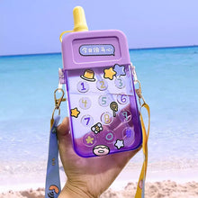 Load image into Gallery viewer, Phone Water Sipper with Stickers - Tinyminymo