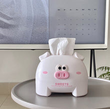 Load image into Gallery viewer, Piggy Tissue/ Storage Box - Tinyminymo