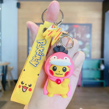 Load image into Gallery viewer, Pikachu Cosplay Keychain