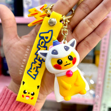 Load image into Gallery viewer, Pikachu Cosplay Keychain