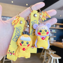 Load image into Gallery viewer, Pikachu Cosplay Keychain