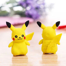 Load image into Gallery viewer, Pikachu Eraser and Pencil Topper - Tinyminymo
