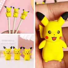 Load image into Gallery viewer, Pikachu Eraser and Pencil Topper - Tinyminymo