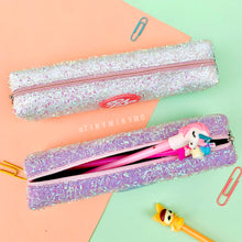 Load image into Gallery viewer, Pink Girl Glitter Pouch