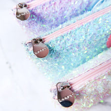Load image into Gallery viewer, Pink Girl Glitter Pouch
