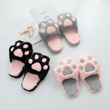 Load image into Gallery viewer, Plush Cat Paw Slipper - Tinyminymo