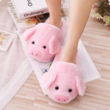 Load image into Gallery viewer, Plush Piggy Slipper - Tinyminymo